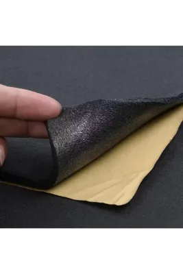 Araç Oto Kaput Ses Yalıtım Süngeri Yapışkanlı Alev Almaz 6mm Kalınlıkta 100cmx150cm