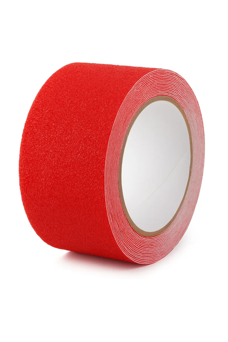 Kırmızı Merdiven Kaydırmaz Bant (50 mmx5 mt)