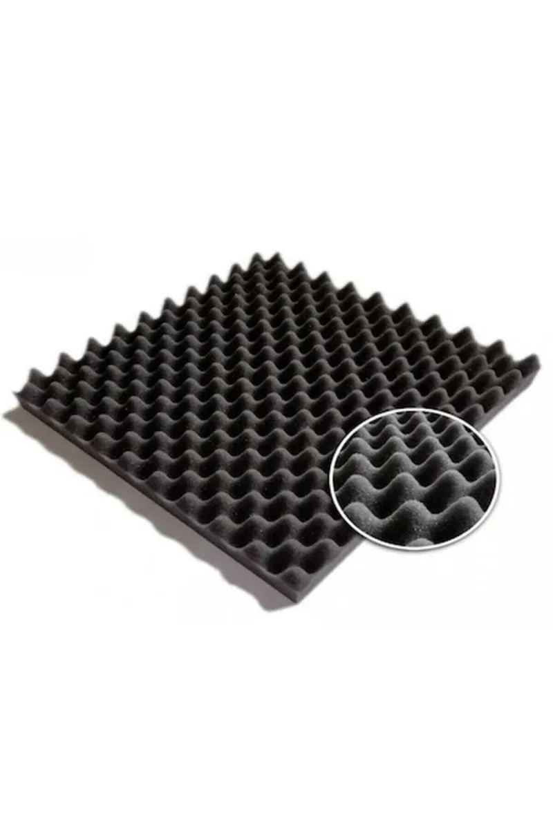 Ses Yalıtım Akustik Yumurta Sünger 60 Dns 30mm 50 Cm X 50 Cm