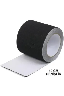 Siyah Merdiven Ve Zemin Kaydırmaz Kaymaz Bant 100mm X 25mt Standart