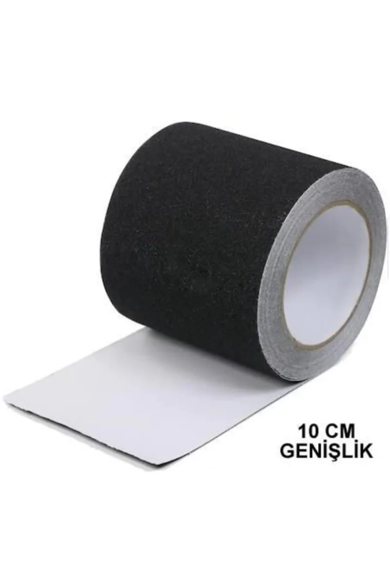 Siyah Merdiven Ve Zemin Kaydırmaz Kaymaz Bant 100mm X 25mt Standart