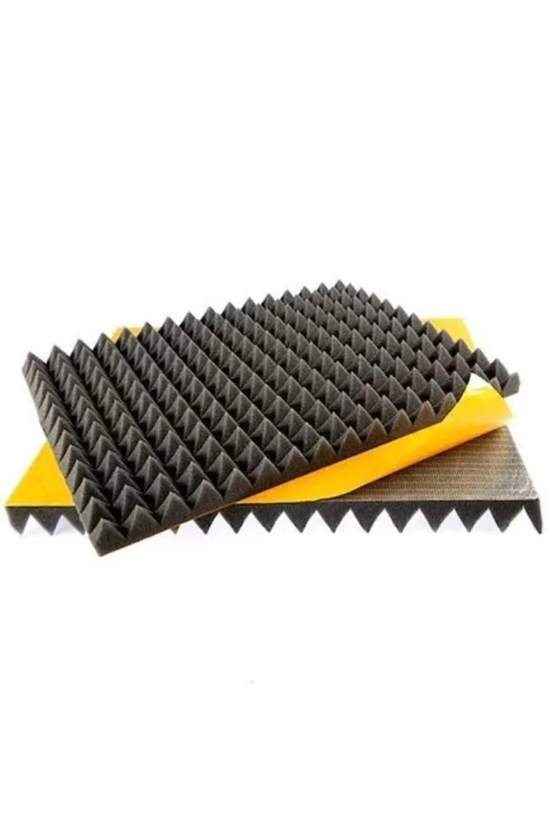 Yanmaz Akustik Ses Yalıtımı Piramit Sünger Ebat 48x48 (4cm)