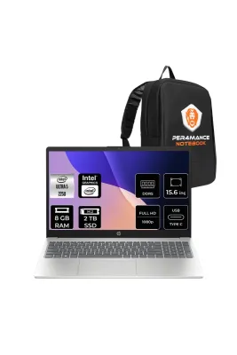 Aı 15 Core Ultra 5 225U 8GB RAM 2TB SSD 15.6" FHD FreeDOS D51E0EAPN304 Notebook + Per4 Çanta