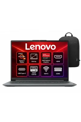 Ideapad Slim 3 Amd Ryzen 5 7520U 16GB 1TB Freedos 15.6" Fhd Bilgisayar + Çanta