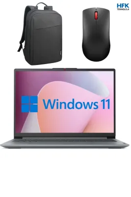 IdeaPad Slim 3 AMD Ryzen 5 7520U 16GB 512GB SSD 15.6 " WİNDOWS 11 ÇANTA+MOUSE