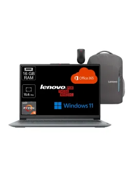 IdeaPad Slim 3 AMD Ryzen 5 7520U 16GB Ram 512GB SSD 15.6" FHD W11P+ÇANTA+MOUSE