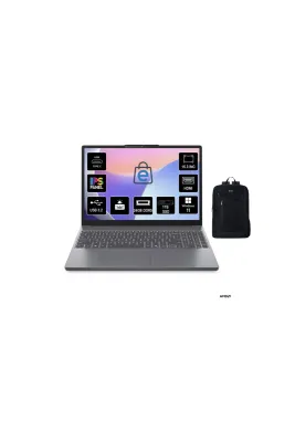 Ideapad Slim 3 AMD Ryzen 7 7735HS 24GB 1TB SSD W11P 15.3" Taşınabilir Bilgisayar 83K70098TR +ÇANTA