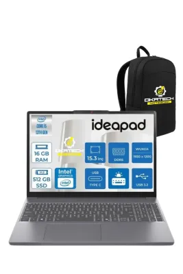 IDEAPAD SLİM 3 İ5-13420H 16 GB RAM 512 GB SSD UHD 15.3" WUXGA WİN11PRO NOTEBOOK+OKATECH ÇANTA