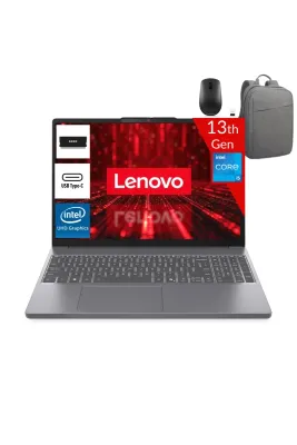 Ideapad Slim 3 i5 13420H 8GB 512GB SSD W11 PRO 15.3" WUXGA Bilgisayar & Çanta & Mouse 83K1004ETR-SM