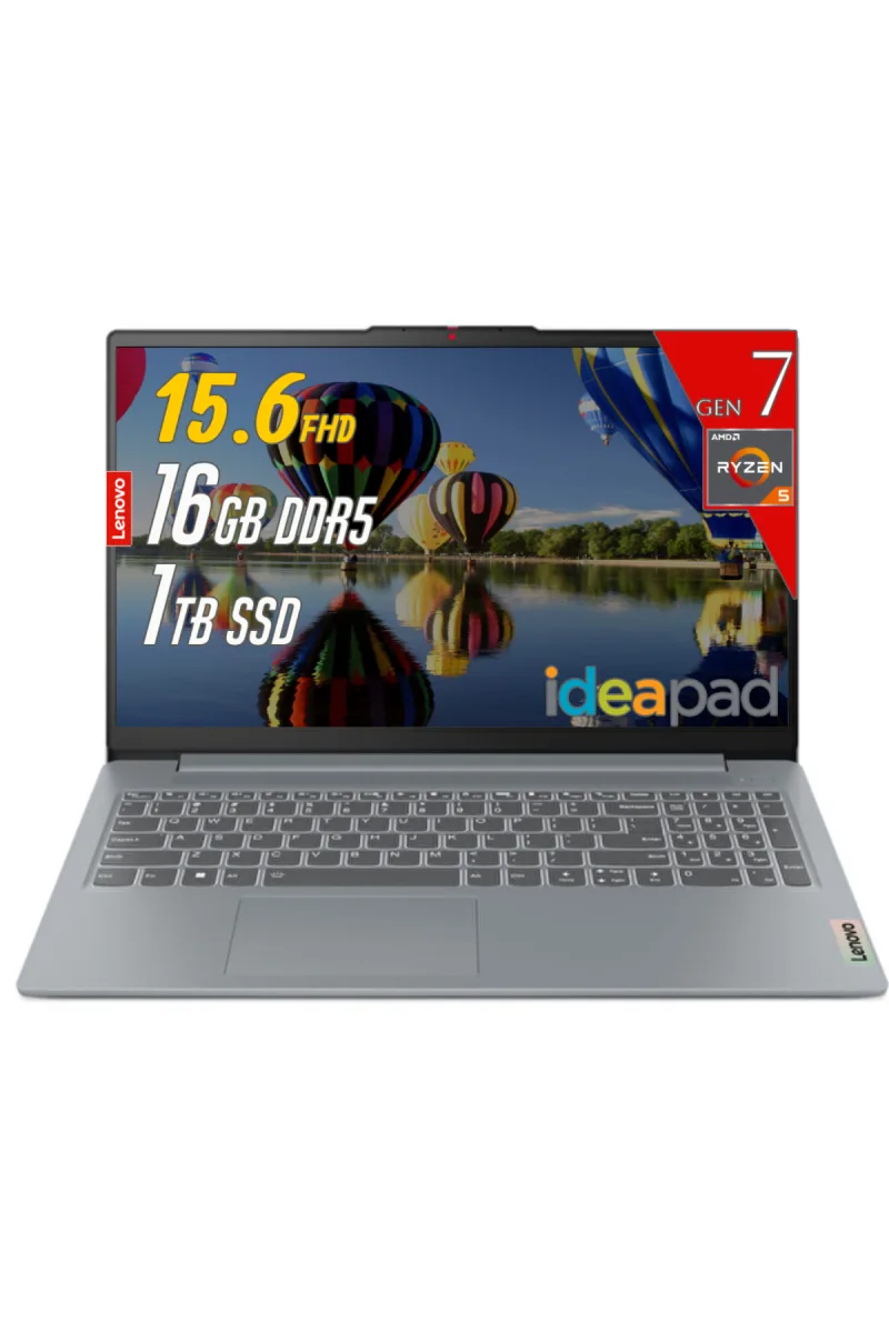 IdeaPad Slim3 15AMN8 AMD Ryzen 5 7520U 16GB 1TB 15.6 FHD Freedos Laptop Bilgisayar