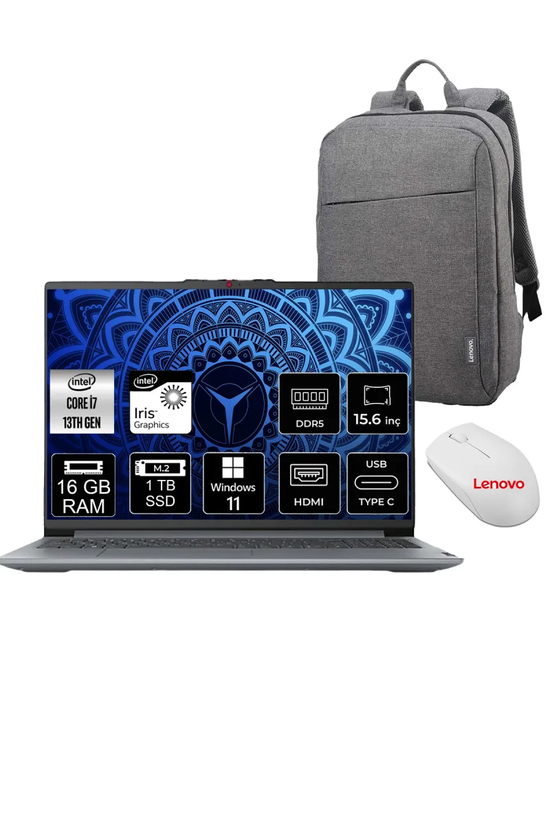 Slim 3 Intel Core I7 13620H 16GB 1TB SSD W11/16" Fhd Taşınabilir Bilgisayar + Set