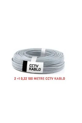 2+1 100 Metre 0,22 CCTV Kamera Kablosu