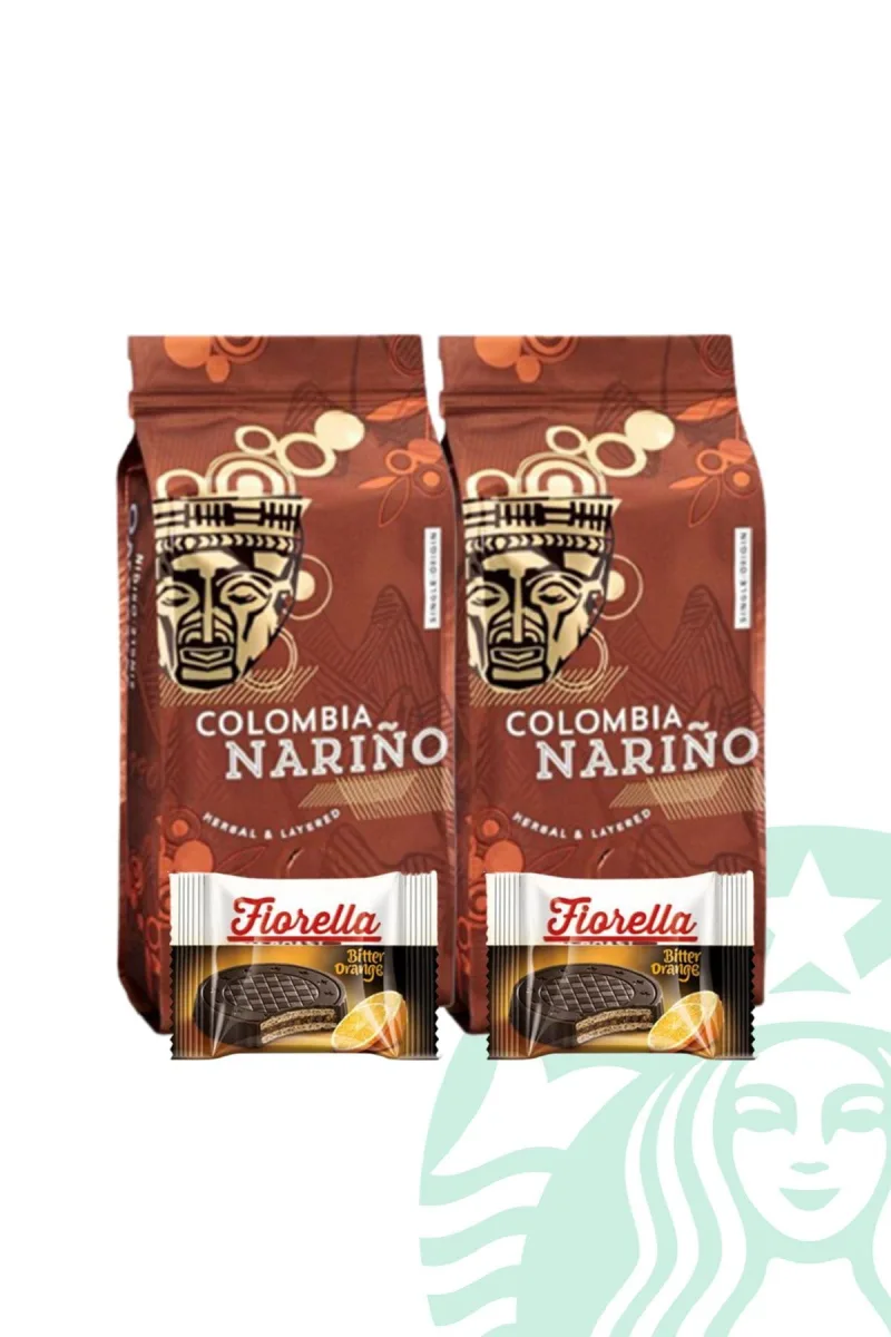 2x Çekirdek Kahve Colombia Narino Medium Roast 250 gr + Fiorella 20 grx2
