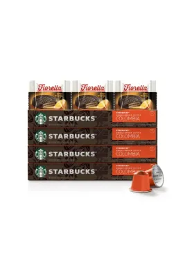 4 Adet 10'lu Single-origin Colombia Kapsül Kahve Seti + Fiorella 3x