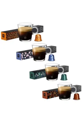 4'lü Set Stockholm Lungo, Tokyo Lungo, Vienna Lungo, Cape Town Lungo Kapsül Kahve 10'lu