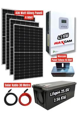 7KW Bir Eve Yetecek Güneş Paneli Sistemi- Hazır Güneş Enerji Sistemi Paketi
