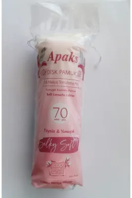 Apaks %100 Saf Pamuk_makyaj Temizleyici Yüz Pedi