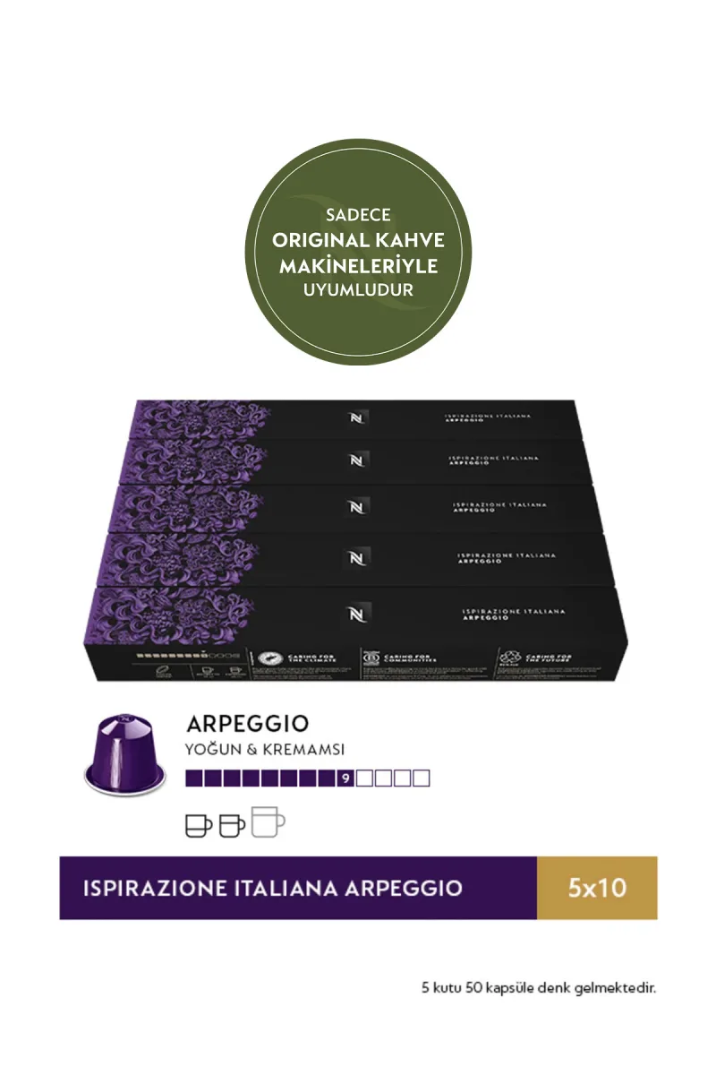 Arpeggio Kahve Seçkisi 50 Kapsül