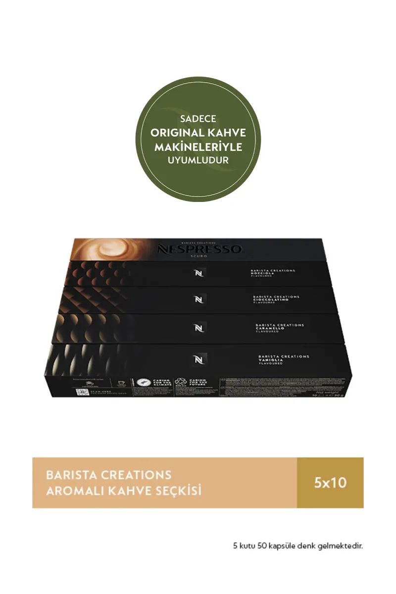 Barista Creations Aromalı Kahve Seçkisi 50 Kapsül