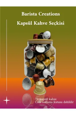 Barista Creations Seri 7 Kutu (70 Kapsül) + Cam Saklama Kutusu Hediye
