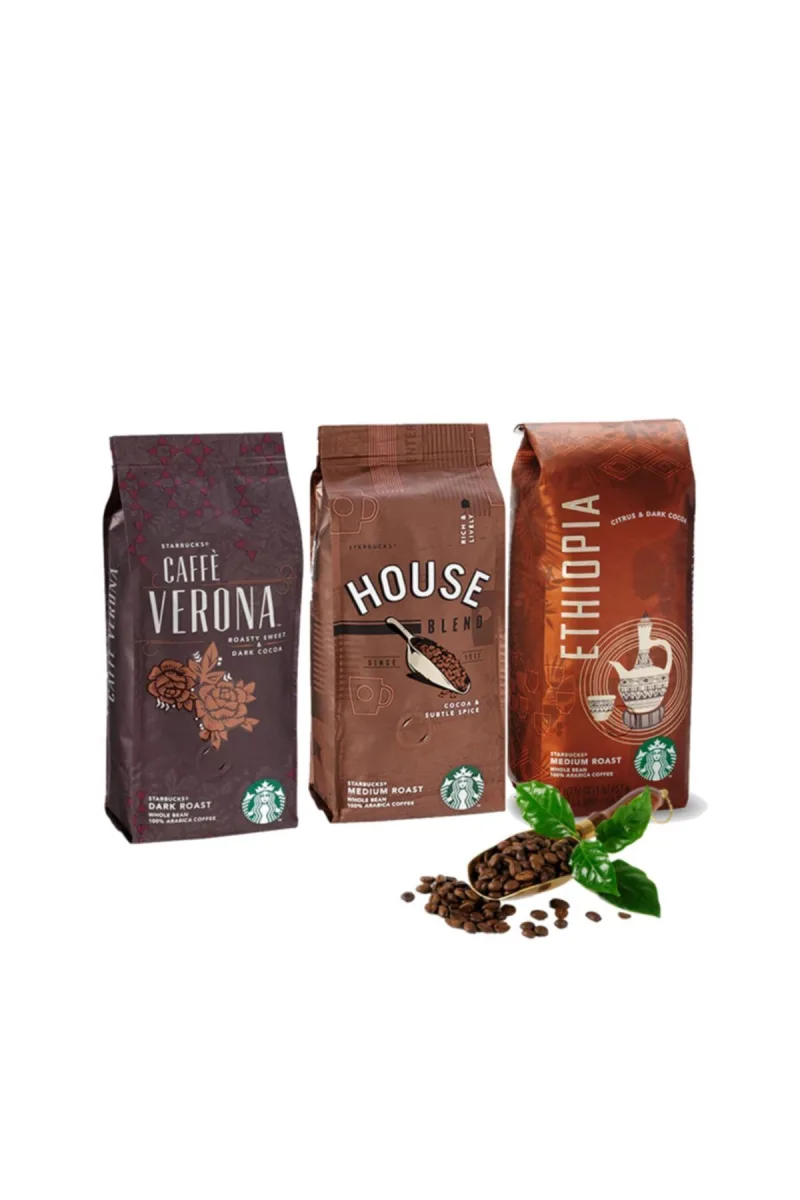 Blend Ethiopia Ve Verona Çekirdek Kahve 250 gr 3 Adet