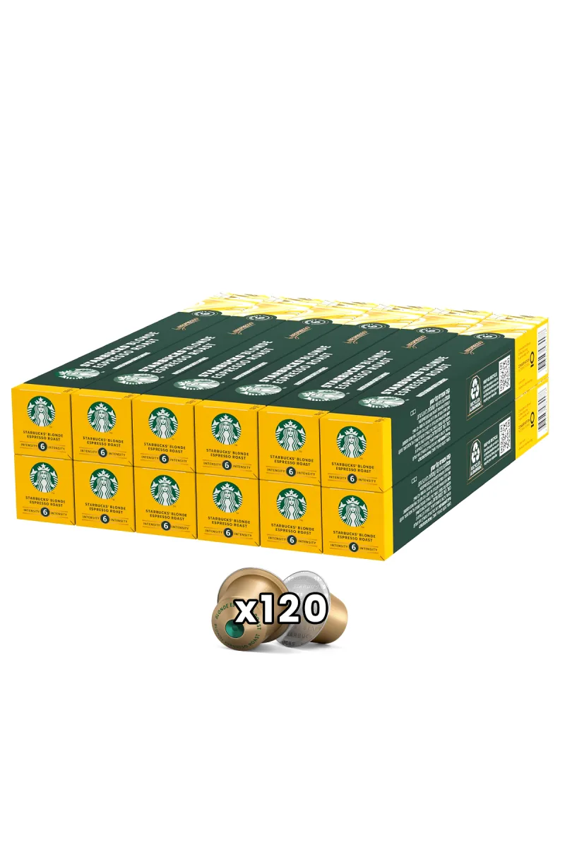 Blonde Espresso Kapsül Kahve 10lu Paket x 12 Adet Nespresso Uyumlu