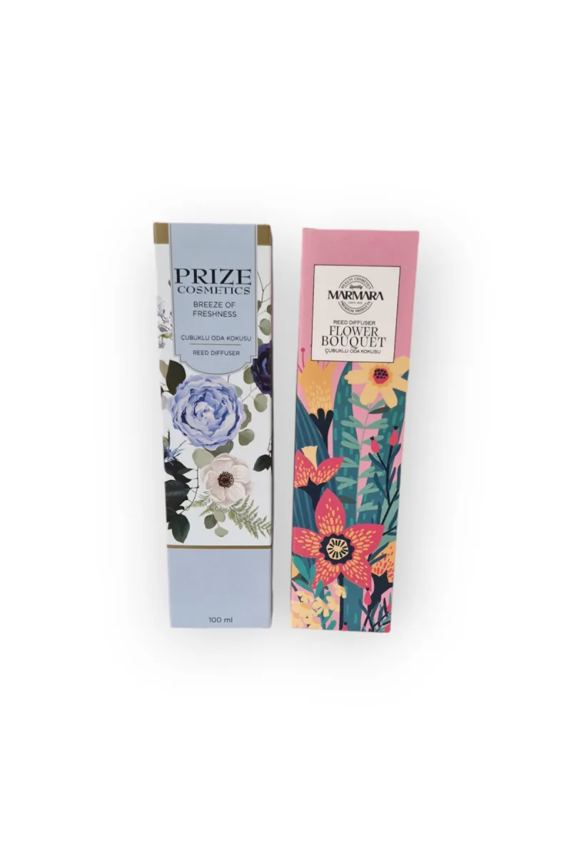 Breeze Of Freshness Çubuklu Oda Kokusu 100 ml & Marmara Flower Bouquet Çubuklu Oda Kokusu 100 ml