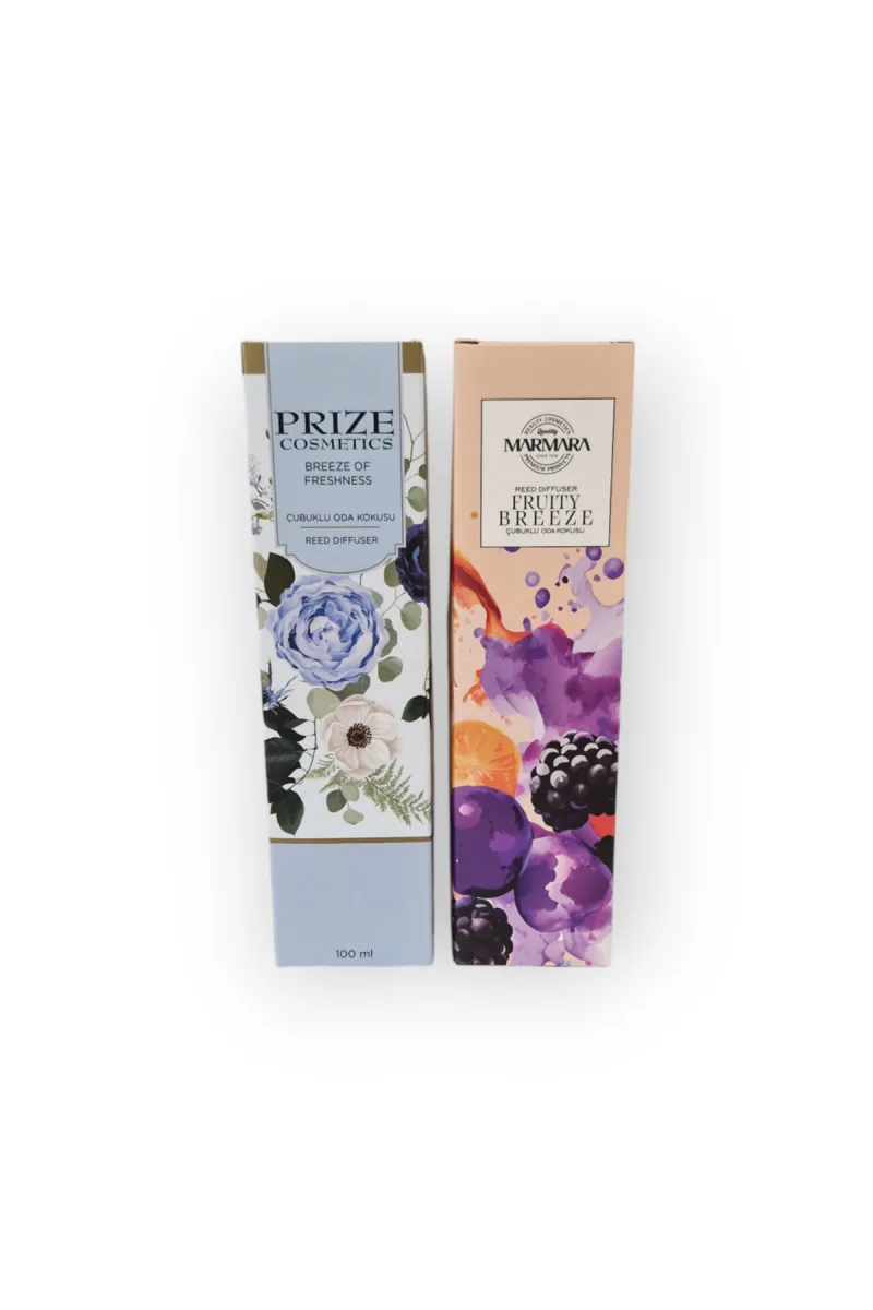 Breeze Of Freshness Çubuklu Oda Kokusu 100 ml & Marmara Fruity Breeze Çubuklu Oda Kokusu 100 ml