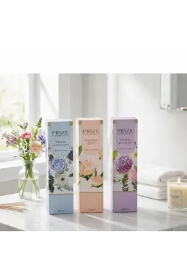 Breeze of freshness-Powder soft-Floral Bouquet Bambu Çubuklu Oda Kokusu 100ml Avantajlı 3lü paket