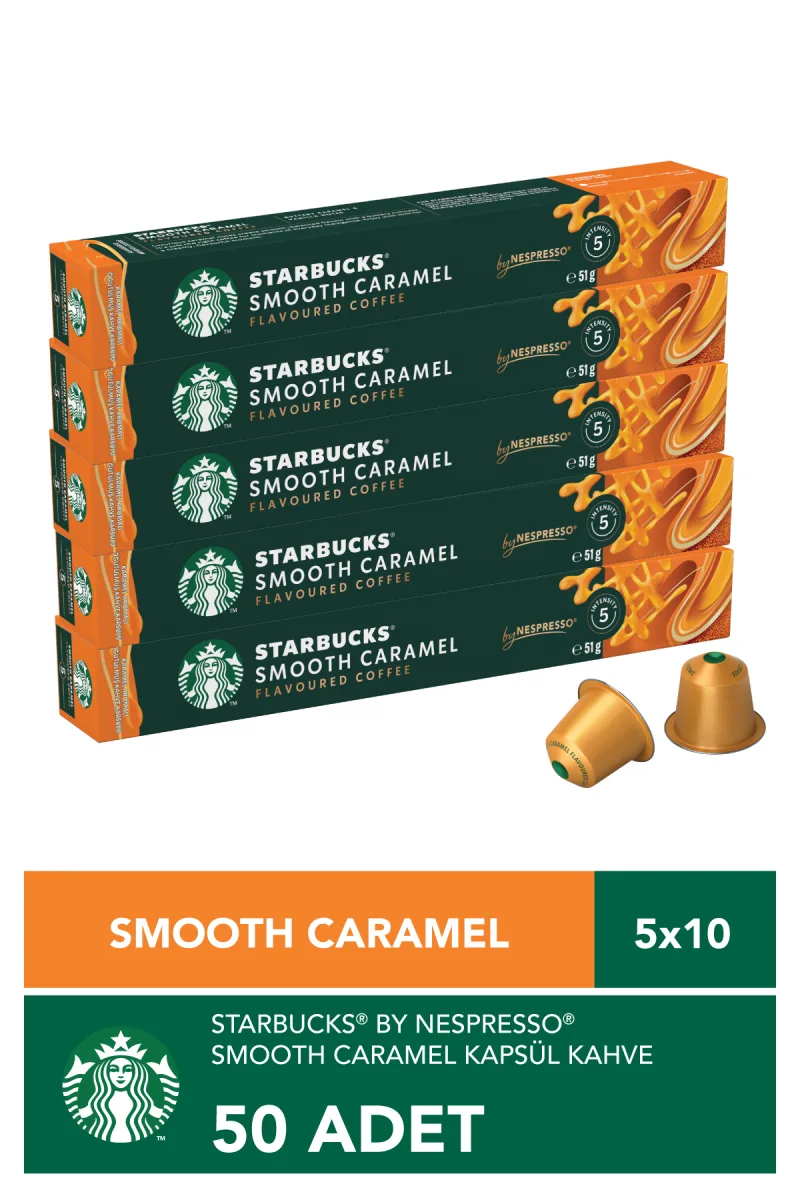 by Nespresso Caramel Kapsül Kahve 5 X 10 adet
