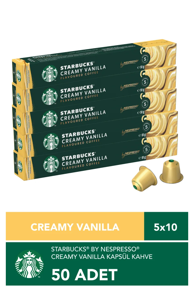 by Nespresso Vanilla Kapsül Kahve 5 X 10 adet