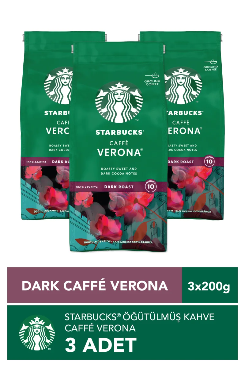 Caffè Verona Öğütülmüş Kahve 3x200g