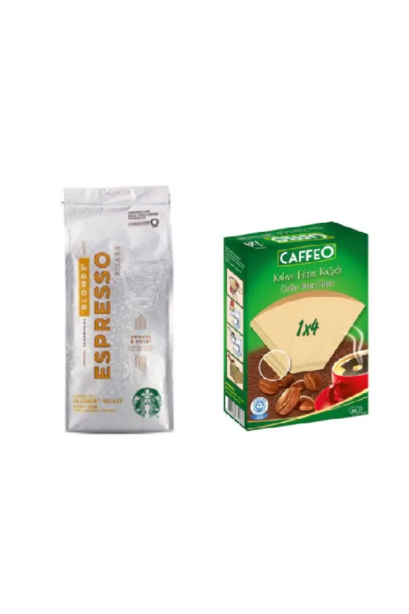 Caffe Blonde Espresso Roast Filtre Kahve 250gr + Kahve Filtre Kağıdı No 4/80li