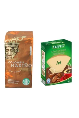 Caffe Colombia Filtre Kahve 250gr + Kahve Filtre Kağıdı No 4/80li
