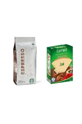 Caffe Espresso Dark Roast Filtre Kahve 250gr + Kahve Filtre Kağıdı No 4/80li