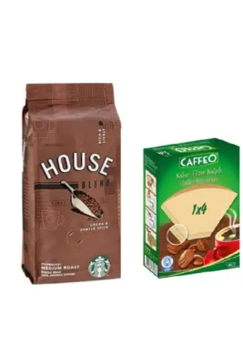 Caffe House Blend Filtre Kahve 250gr + Kahve Filtre Kağıdı No 4/80li