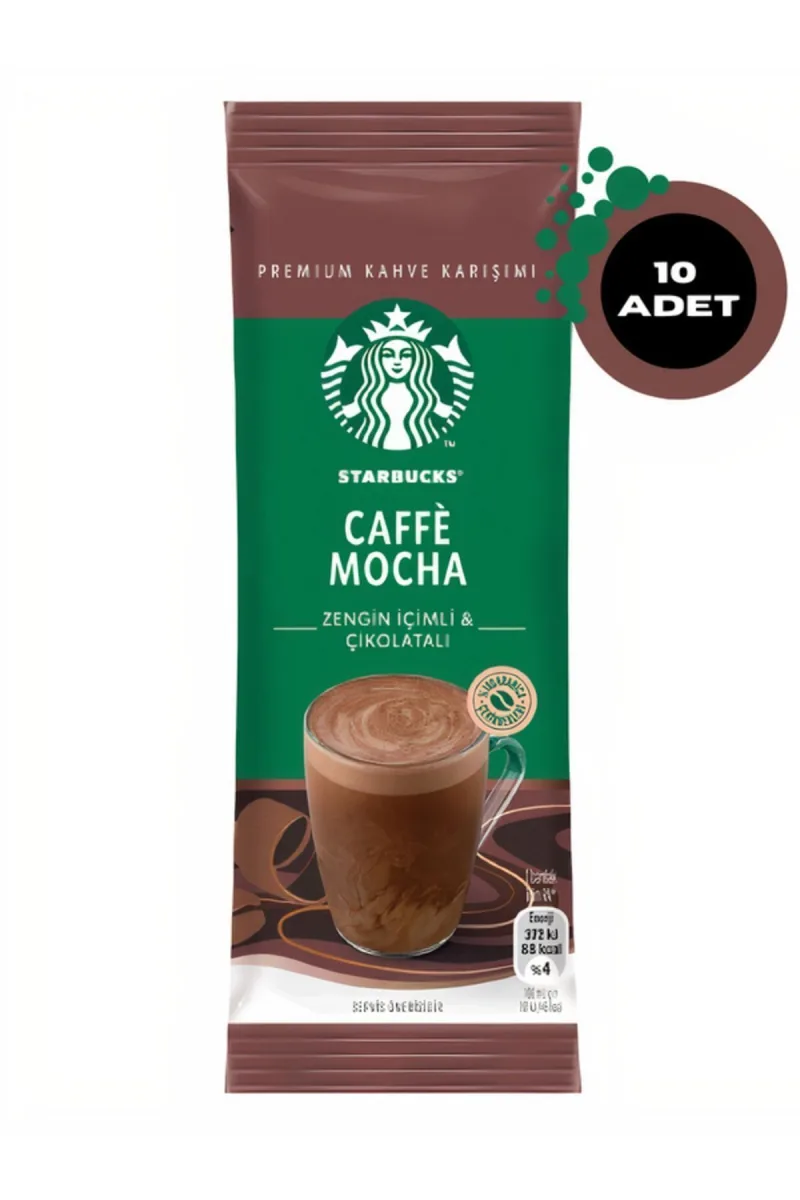 Caffe Mocha Premium Kahve Karışımı 22 Gr X 10 Adet