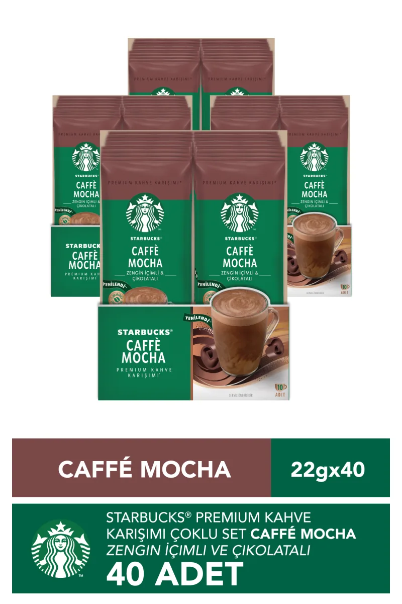 Caffe Mocha Premium Kahve Karışımı 22 gr x 40 Adet