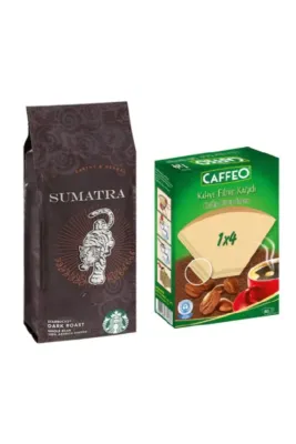 Caffe Sumatra Filtre Kahve 250gr + Kahve Filtre Kağıdı No 4/80li