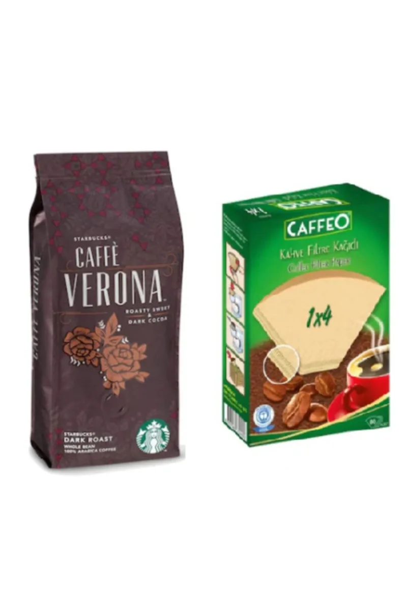 Caffe Verona Filtre Kahve 250gr + Kahve Filtre Kağıdı No 4/80li