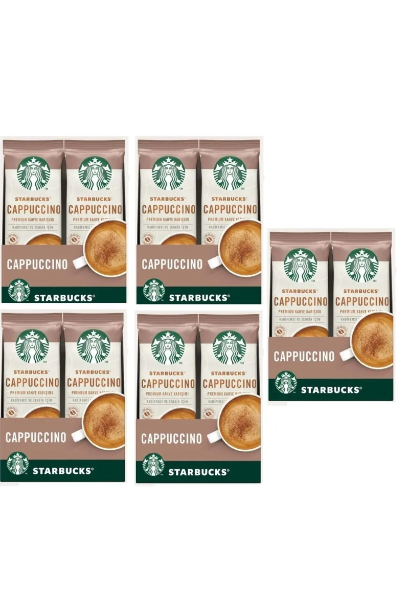 Cappuccino Premium Kahve Karışımı 14 Gr 5 X 10 Adet Li Set
