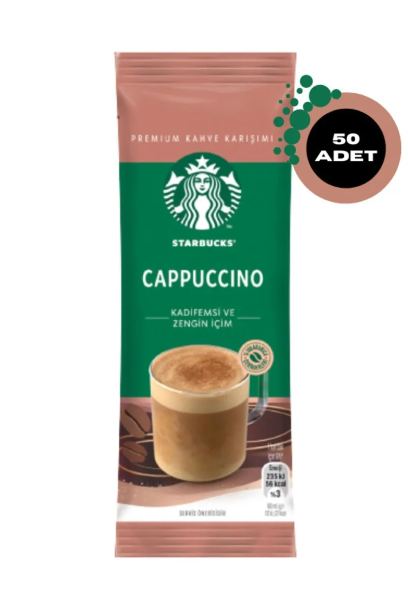 Cappuccino Premium Kahve Karışımı 14 Gr X 50 Adet