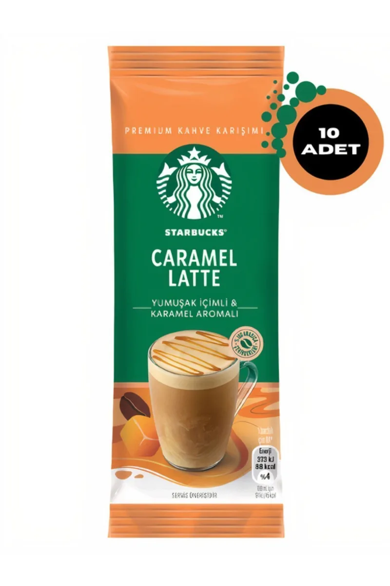 Caramel Latte Premium Kahve Karışımı 23 G X 10 Adet