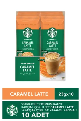 Caramel Latte Premium Kahve Karışımı 23 Gr X 10 Paket
