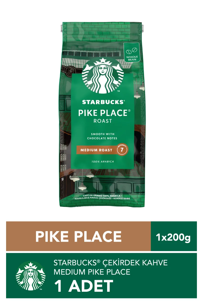 Çekirdek Kahve Medium Roast Pike Place 200 Gram