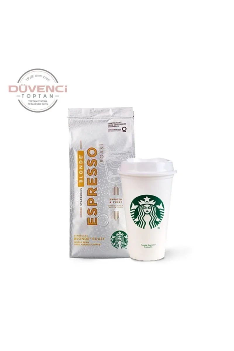 Düvenci Toptan Starbuck Paketi - Çekirdek Kahve Blonde + Mug