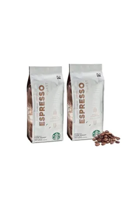 Espresso Dark Roast Çekirdek Kahve 250 gr 2 Adet