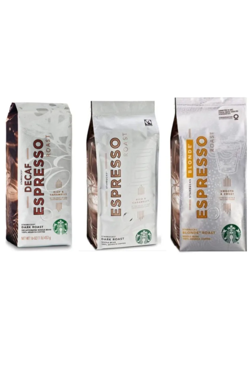 Espresso Roast Çekirdek Kahve Set  250 gr 3'lü