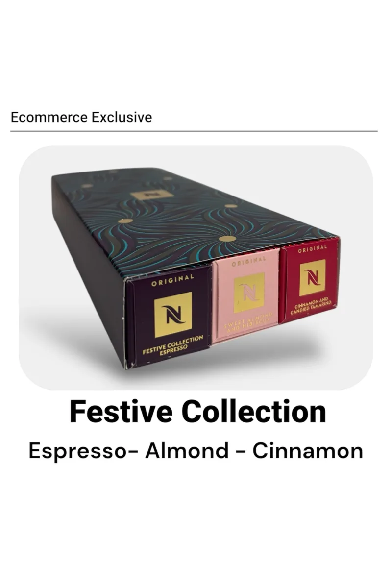 Festive Collection Almond - Cinnamon - Espresso Kapsül Kahve 30 Adet
