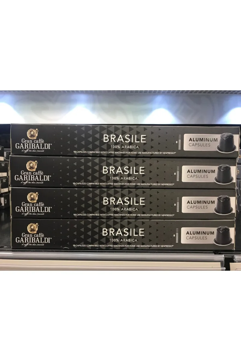 Gran Caffè Garibaldi Uyumlu Brasile Kapsül Kahve 10'lu 4 Kutu